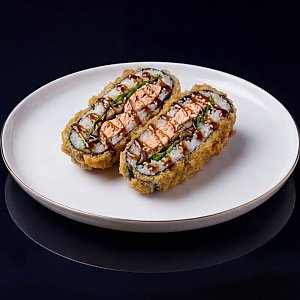 Суши-бургер печеный лосось, Sushi Hub