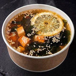 Суп с лососем, Sushi Hub