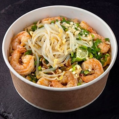 Заказать Пад Тай с креветками L, Sushi Hub