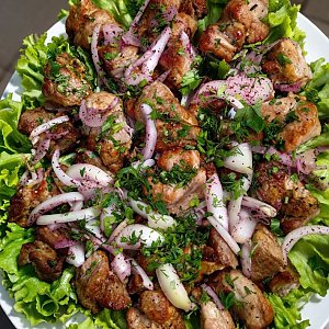 Шашлык из свиной шеи, Гранат