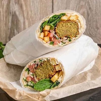 Заказать Фалафель в лаваше с картофелем фри (230г), Сирийская Шаурма