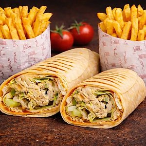 Комбо Just eat, Сирийская Шаурма