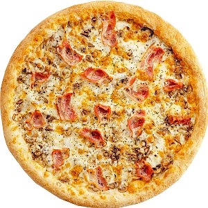 Пицца Грибы и грудинка 25см, Pizza King
