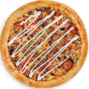Пицца Мясо барбекю де-люкс 25см, Pizza King