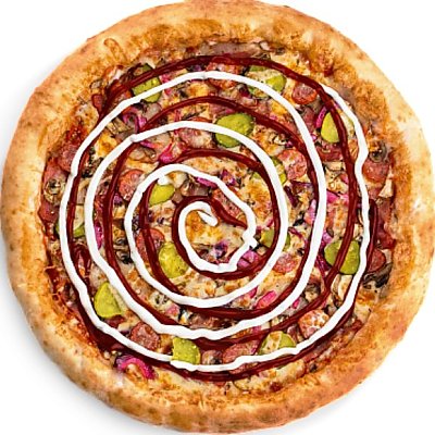 Заказать Пицца Колбаски барбекю 36см, Pizza King