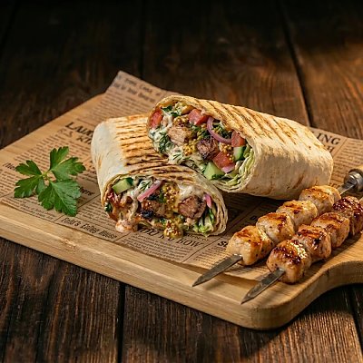 Заказать Шаурма Микс (350г), Зодиак