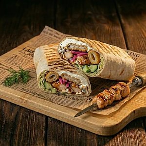 Мангал-ролл Азиатский кранч-чиз с курицей (350г), Зодиак