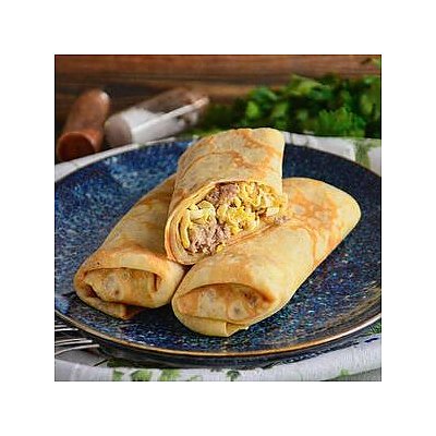Заказать Блинчики с курицей, моцареллой и яйцом, Свеча