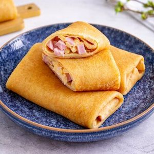 Блинчики с ветчиной и сыром, Свеча