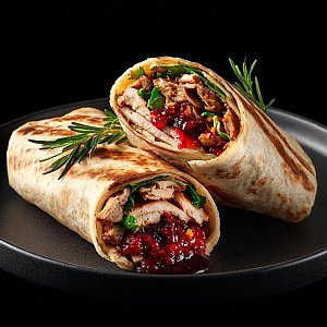 Донер с брусничным соусом (350г), Донер Маск