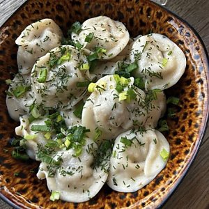Пельмени вареные с говядиной (200г), Пельменный Дом