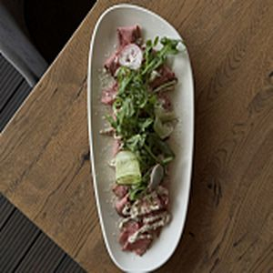 Ростбиф с трюфельно-грибным соусом, BRUNCH