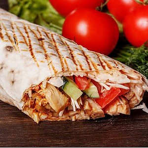 Шаурма с курицей, Тандырная