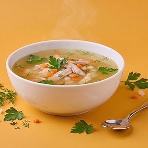 Куриный бульон, Бургер Блин