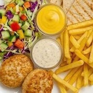 Бокс с куриной котлетой, Бургер Блин