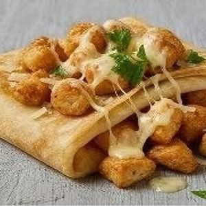Блин с сыром и курицей, Бургер Блин