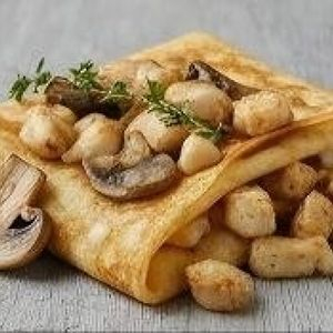 Блин с курицей и грибами, Бургер Блин