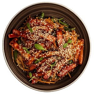 Wok со свининой в соусе Хойсин, Босс Лосось - Брест