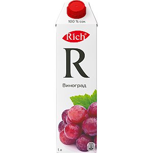 Виноградный сок Rich 1л, Библиотека