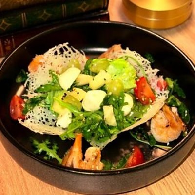 Заказать Салат с креветками, виноградом и ананасом, Библиотека