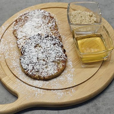 Заказать Яблочные оладьи с медом и грецкими орехами, ХуткаБульба