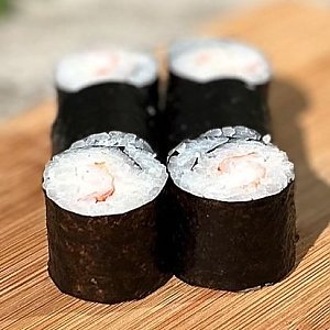 Маки с креветкой, Аригато