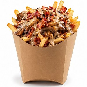 Картофель фри с беконом и грибами, Food Good