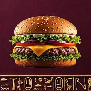 Бургер с говядиной, Фараон