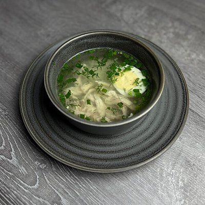 Заказать Бульон куриный с рисом, Гурманофф