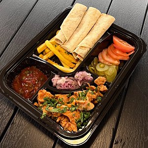 Гриль-Бокс с куриным бедрышком, Гурманофф Гриль