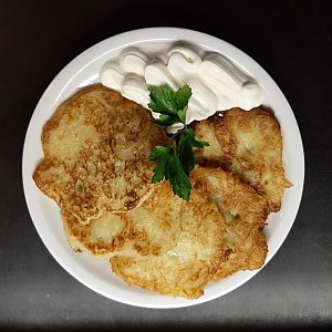 Драники со сметаной, Платина