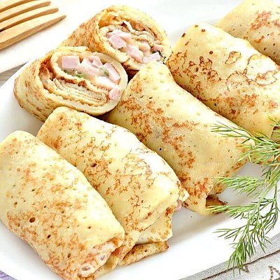 Заказать Блинчики с ветчиной и сыром, Платина