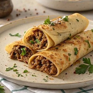 Блинчики с мясом, Платина
