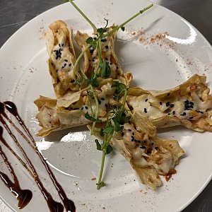 Сочный жюльен в хрустящей тартилье, Платина