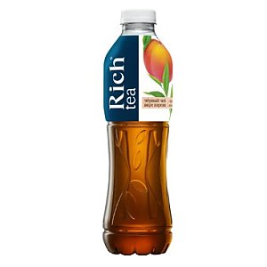 Черный чай Rich персик 0.5л, Пицца Царица