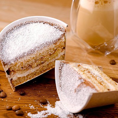 Заказать Мини-тортик с бананом, MakaRonin