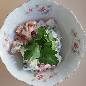 Овощной салат со сметаной, Ciao!