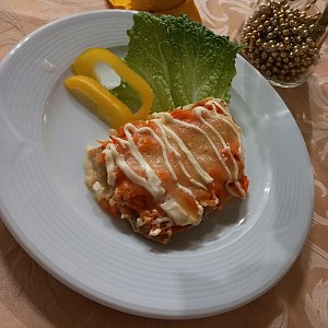 Скумбрия запечённая с овощами, АРХiдэя