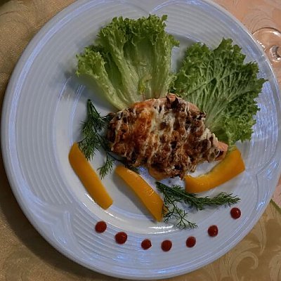 Заказать Форель запеченная с грибами, АРХiдэя