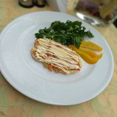 Заказать Форель, запеченная с овощами, АРХiдэя