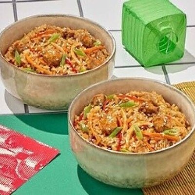 Заказать Комбо Рис с курицей терияки 2 порции, Чайка · Суши