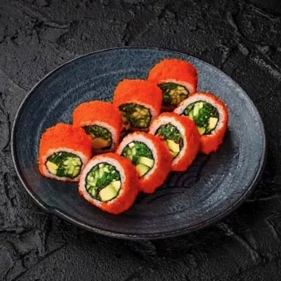 Заказать Ролл Икура с овощами, Чайка · Суши