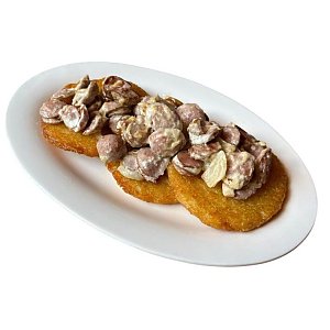 Драники с охотничьими колбасками, Bar Joker