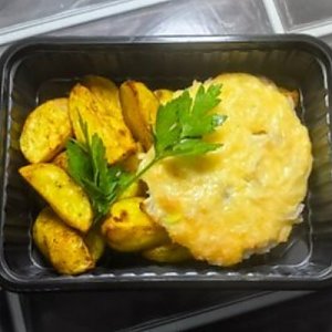 Мясо по-французски с картофельными дольками, Быстрая Трапеза