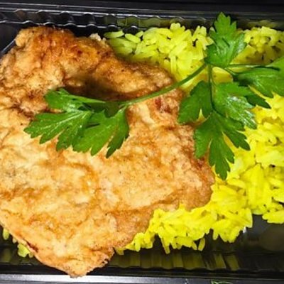 Заказать Отбивная из свинины с рисом, Быстрая Трапеза