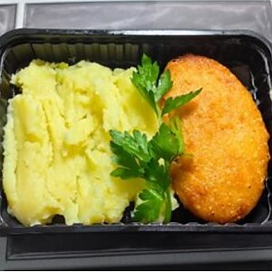 Котлета из минтая и картофельным пюре, Быстрая Трапеза