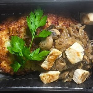 Драники с курицей и грибами, Быстрая Трапеза