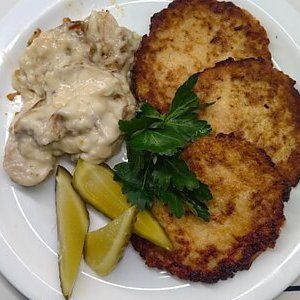 Драники с мачанкой, Быстрая Трапеза