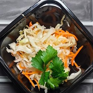 Салат из капусты с морковью, Быстрая Трапеза