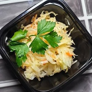 Салат из квашеной капусты, Быстрая Трапеза
